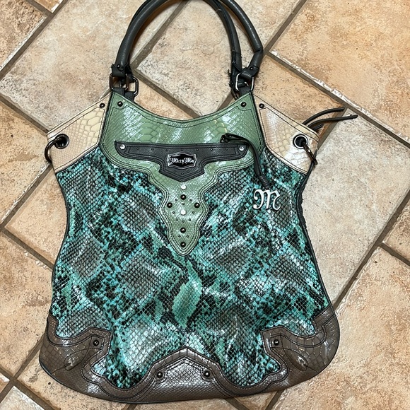 Miss Me snake print purse - Picture 1 of 6